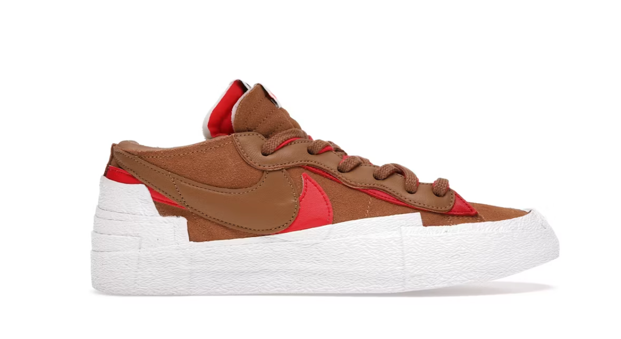 SHOES - Nike Blazar Low Sacai British Tan